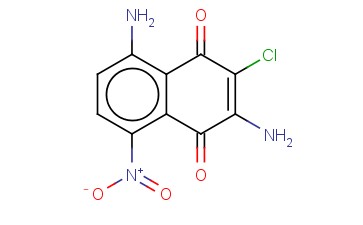 1,4-萘<span class='lighter'>醌</span>,2,5-二氨基-3-<span class='lighter'>氯</span>-8-硝基