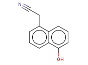 5-HYDROXYNAPHTHALENE-1-<span class='lighter'>ACETONITRILE</span>