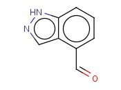1H-INDAZOLE-4-<span class='lighter'>CARBALDEHYDE</span>