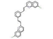 7-CHLORO-2-((E)-2-[3-[(E)-2-(7-CHLORO-2-QUINOLINYL)ETHENYL]PHENYL]ETHENYL)QUINOLINE