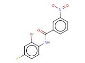 N-(2-BROMO-4-FLUOROPHENYL)-3-NITROBENZAMIDE