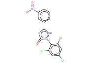 1,2-DIHYDRO-5-(3-NITROPHENYL)-2-(2,4,6-TRICHLOROPHENYL)-3H-1,2,4-TRIAZOL-3-ONE