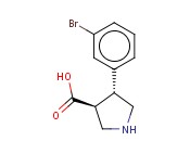 (3S,4R)-4-(3-溴苯基)<span class='lighter'>吡咯烷</span>-3-羧酸