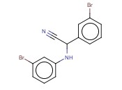 2-(<span class='lighter'>3-BROMOPHENYL</span>)-2-[(<span class='lighter'>3-BROMOPHENYL</span>)AMINO]ACETONITRILE