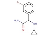 2-(<span class='lighter'>3-BROMOPHENYL</span>)-2-(CYCLOPROPYLAMINO)ACETAMIDE