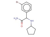 2-(<span class='lighter'>3-BROMOPHENYL</span>)-2-(CYCLOPENTYLAMINO)ACETAMIDE