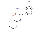 2-(<span class='lighter'>3-BROMOPHENYL</span>)-2-(CYCLOHEXYLAMINO)ACETAMIDE