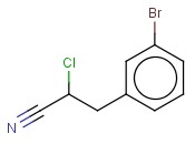 3-(<span class='lighter'>3-BROMOPHENYL</span>)-2-CHLOROPROPANENITRILE