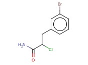 3-(<span class='lighter'>3-BROMOPHENYL</span>)-2-CHLOROPROPANAMIDE