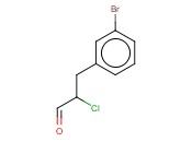 3-(<span class='lighter'>3-BROMOPHENYL</span>)-2-CHLOROPROPANAL