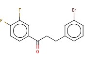 3-(<span class='lighter'>3-BROMOPHENYL</span>)-3',4'-DIFLUOROPROPIOPHENONE