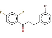3-(<span class='lighter'>3-BROMOPHENYL</span>)-2',4'-DIFLUOROPROPIOPHENONE