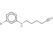 5-[(<span class='lighter'>3-BROMOPHENYL</span>)AMINO]PENTANENITRILE
