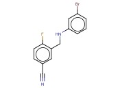 3-([(3-BROMOPHENYL)AMINO]METHYL)-<span class='lighter'>4-FLUOROBENZONITRILE</span>