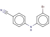 4-[(<span class='lighter'>3-BROMOPHENYL</span>)AMINO]BENZONITRILE