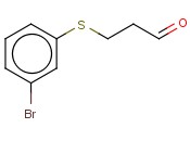 3-[(<span class='lighter'>3-BROMOPHENYL</span>)SULFANYL]PROPANAL