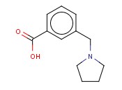 3-(1-<span class='lighter'>吡咯烷</span><span class='lighter'>甲基</span>)苯甲酸