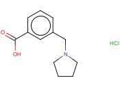 3-(1-<span class='lighter'>吡咯烷</span><span class='lighter'>甲基</span>)苯甲酸盐酸盐
