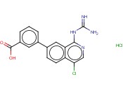 1-GUANIDINO-4-CHLORO-7-(3-CARBOXY-PHENYL)ISOQUINOLINE HYDROCHLORIDE