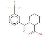 1-[3-(TRIFLUOROMETHYL)BENZOYL]-2-PIPERIDINECARBOXYLIC ACID