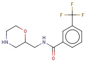N-(2-MORPHOLINYLMETHYL)-3-(TRIFLUOROMETHYL)BENZAMIDE