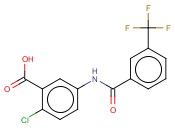 5-[[[3-(三<span class='lighter'>氟</span>甲基)苯基]羰基]<span class='lighter'>氨基</span>]-2-氯<span class='lighter'>苯甲酸</span>