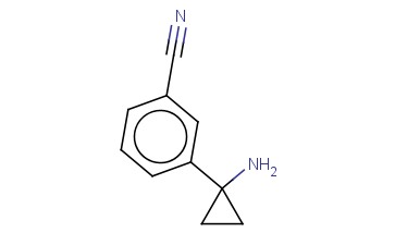 3-(1-氨基环丙基)-<span class='lighter'>苯</span><span class='lighter'>甲</span><span class='lighter'>腈</span>