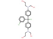[4,4'-DI-(DIHYDROXYETHYLAMINO)-PHENYL]-(4''-CHLOROPHENYL)-CHLOROMETHANE