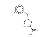 (2S,4S)-4-(3-CHLOROBENZYL)<span class='lighter'>PYRROLIDINE-2-CARBOXYLIC</span> ACID