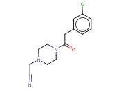 2-(4-[2-(3-CHLOROPHENYL)<span class='lighter'>ACETYL</span>]PIPERAZIN-1-YL)<span class='lighter'>ACETONITRILE</span>