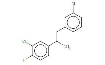 1-(3-CHLORO-4-FLUOROPHENYL)-2-(3-CHLOROPHENYL)ETHAN-1-AMINE