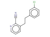 3-[2-(3-CHLOROPHENYL)ETHYL]-<span class='lighter'>2-CYANOPYRIDINE</span>