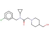 N-(3-CHLORO-BENZYL)-N-CYCLOPROPYL-2-(4-HYDROXYMETHYL-PIPERIDIN-1-YL)-ACETAMIDE