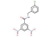 N-(3-CHLOROBENZYL)-3,5-DINITROBENZAMIDE