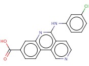 5-[(3-氯苯基)氨基]-苯并[C]-2,6-<span class='lighter'>萘</span>啶-8-羧酸