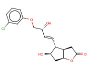 2H-环戊并[b]呋喃-2-酮,4-[(1E,3R)-4-(3-氯苯氧基)-3-羟基-1-丁烯-基]六氢-5-羟基-, (3aR,4R,5R,6aS)-