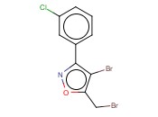 4-BROMO-5-BROMOMETHYL-3-(3-CHLOROPHENYL)ISOXAZOLE