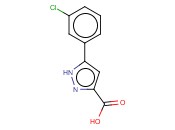 5-(3-<span class='lighter'>氯苯</span>基)-1氢-吡唑-3-甲酸