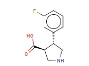 (3S,4R)-4-(3-氟苯基)<span class='lighter'>吡咯烷</span>-3-羧酸