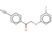4-[2-(3-IODOPHENOXY)<span class='lighter'>ACETYL</span>]BENZONITRILE