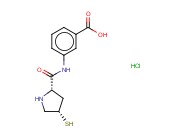 3-[(2S,4S)-4-MERCAPTOPYRROLIDINE-2-CARBOXAMIDO]BENZOIC ACID HYDROCHLORIDE