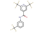 2,6-BIS(TRIFLUOROMETHYL)-N-[3-(TRIFLUOROMETHYL)PHENYL]<span class='lighter'>ISONICOTINAMIDE</span>