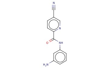 N-(3-AMINOPHENYL)-5-<span class='lighter'>CYANOPYRIDINE</span>-2-CARBOXAMIDE