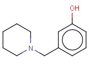 3-(1-<span class='lighter'>哌啶</span><span class='lighter'>基</span>甲基)苯酚
