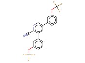 3,5-BIS(3-(TRIFLUOROMETHOXY)PHENYL)-<span class='lighter'>2-CYANOPYRIDINE</span>