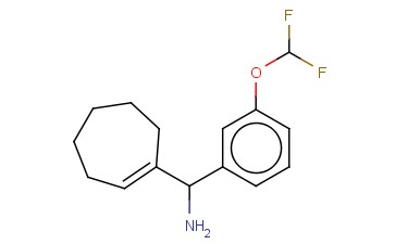 CYCLOHEPT-1-EN-1-YL[3-(DIFLUOROMETHOXY)PHENYL]METHANAMINE