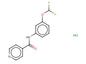 N-(3-DIFLUOROMETHOXYPHENYL)<span class='lighter'>ISONICOTINAMIDE</span> HYDROCHLORIDE