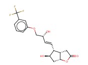 (3aR,4R,5R,6aS)-5-hydroxy-4-[(3R)-3-hydroxy-4-[3-(trifluoromethyl)phenoxy]but-1-enyl]-3,3a,4,5,6,6a-hexahydrocyclopenta[b]furan-2-one