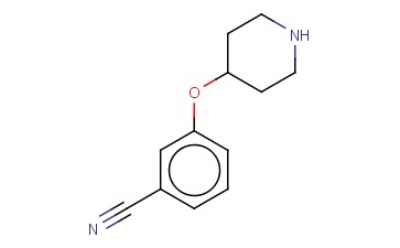 3-哌啶-4-氧基<span class='lighter'>苯</span><span class='lighter'>甲</span><span class='lighter'>腈</span>