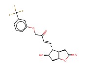(3AR,4R,5R,6AS)-5-HYDROXY-4-((E)-3-OXO-4-(3-(TRIFLUOROMETHYL)PHENOXY)BUT-1-ENYL)HEXAHYDRO-2H-CYCLOPENTA[B]FURAN-2-ONE